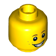 Lego hlava, žlutá (6121896)